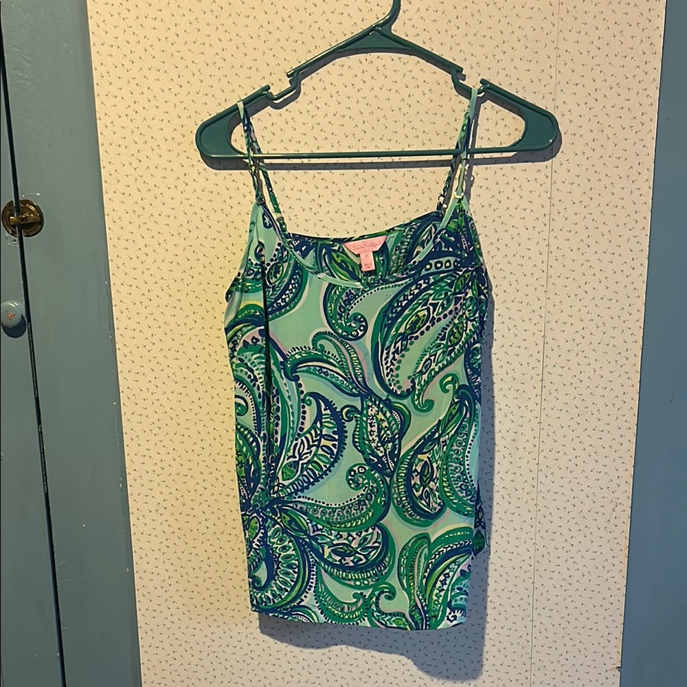 Lilly Pulitzer silk tank top